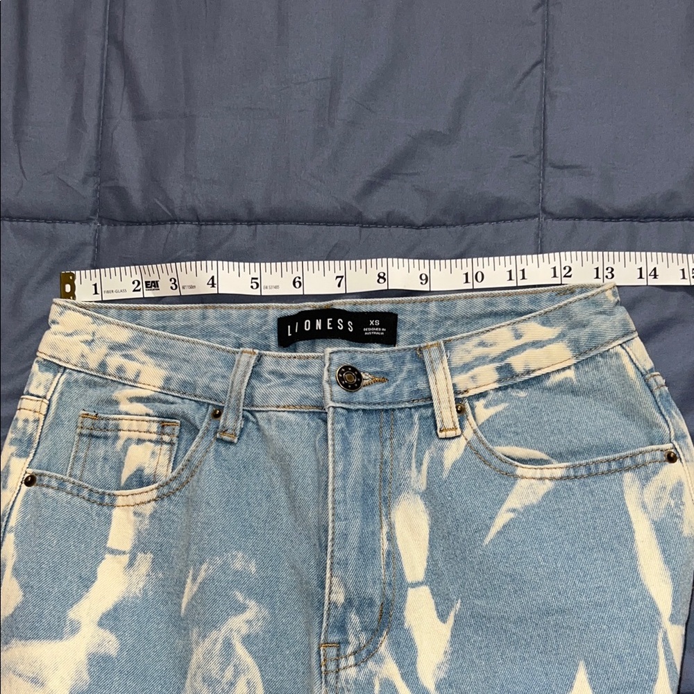 Lioness Blue and White Boot Cut Jeans - Picture 8 of 8